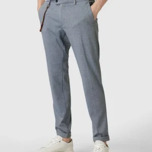 Besorgen ? CG – Club Of Gents Stoffhose Mit Hahnentrittmuster – Blau ? 13