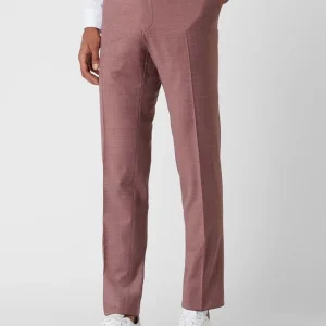 Billig ? Daniel Hechter Modern Fit Anzughose Mit Stretch-Anteil – Bordeaux Rot ? 13
