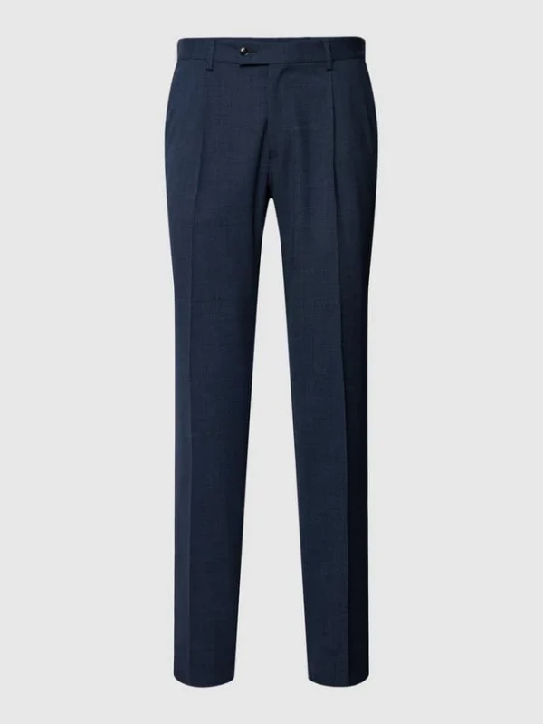 Bestpreis ? CG – Club Of Gents Hose Mit Bundfalten Modell ‘Charlie’ – Blau ? 3