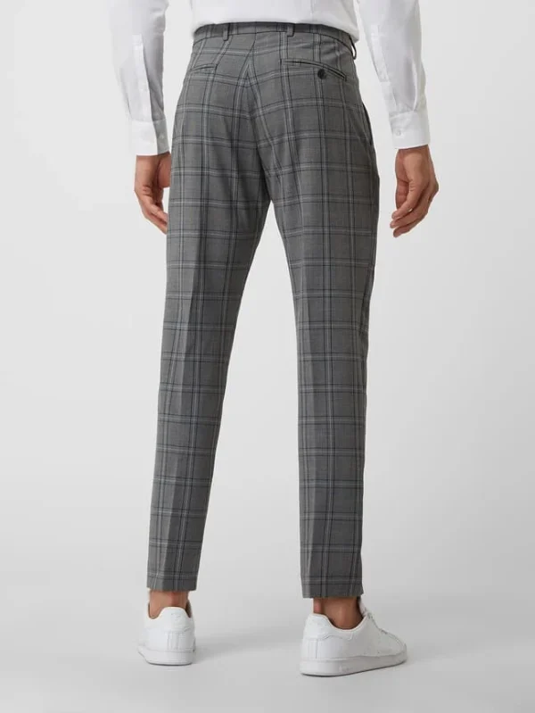Coupon ? Selected Homme Slim Fit Anzughose Mit Glencheck Modell ‘Josh’ – Hellgrau ✨ 6