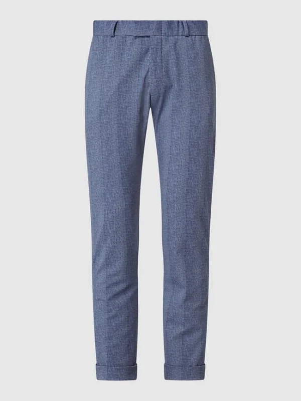 Brandneu ✨ DIGEL Slim Fit Anzughose Mit Glencheck Modell ‘Kody’ – Royalblau ? 1