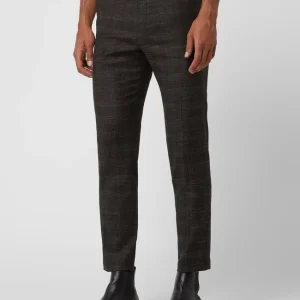 Brandneu ? Strellson Slim Fit Anzughose Mit Leinen-Anteil Modell ‘Till’ – Dunkelbraun ? 13