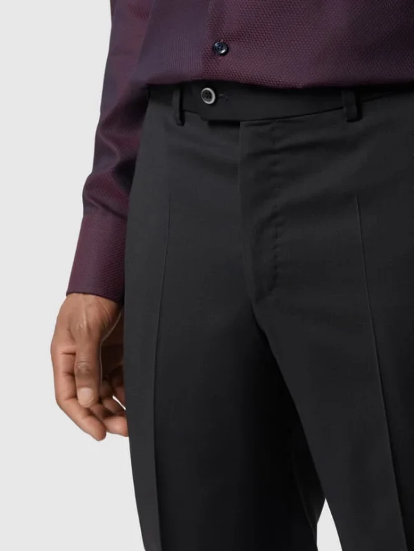 Am billigsten ? Hiltl Anzug-Hose Aus Reiner Schurwolle – Schwarz ? 4