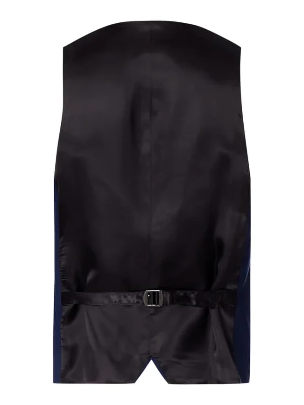 Bestpreis ? Tiger Of Sweden Slim Fit Weste Mit Stretch-Anteil Modell ‘Litt’ – Marineblau ? 4