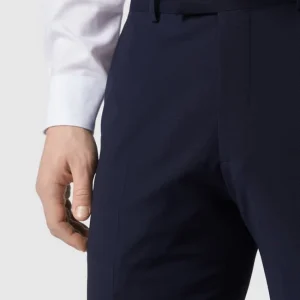 Budget ? MCNEAL Business-Hose Mit Webstruktur – Marineblau ? 11