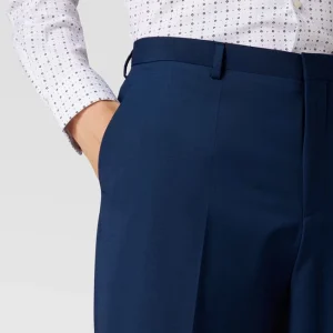 Besorgen ? HUGO Hose Mit Bügelfalten Modell ‘Simmons’ – Royalblau ? 11