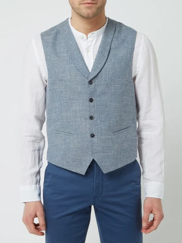 Am billigsten ? CG – Club Of Gents Weste Aus Baumwolle Modell ‘Paddy’ – Marineblau ? 5