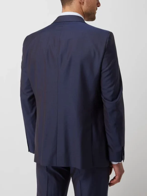 Bestes Angebot ? Pierre Cardin Regular Fit 2-Knopf-Sakko Aus Schurwollmischung Modell ‘Grant’ – ‘Futureflex’ – Marineblau ? 8