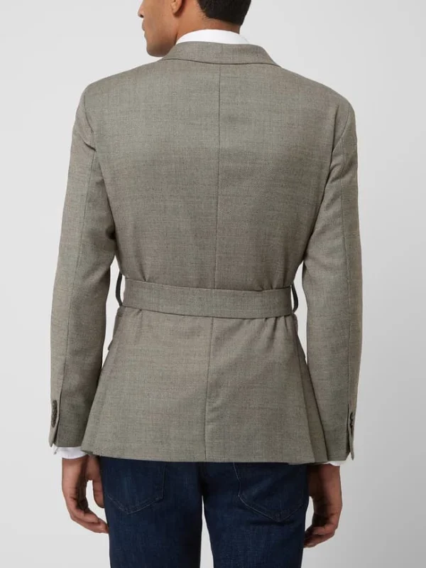 Neu ⌛ Baldessarini 2-Knopf-Sakko Aus Schurwoll-Elasthan-Mix Modell ‘Carter’ – Beige ⌛ 6