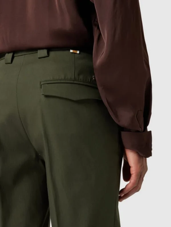 Billig ⌛ MOS MOSH Stoffhose Mit Viskose-Anteil – Olivgrün ⌛ 4