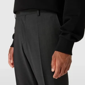 Aktion ❤️ BOSS Hose Mit Bügelfalten Modell ‘Simmons’ – Schwarz ? 11