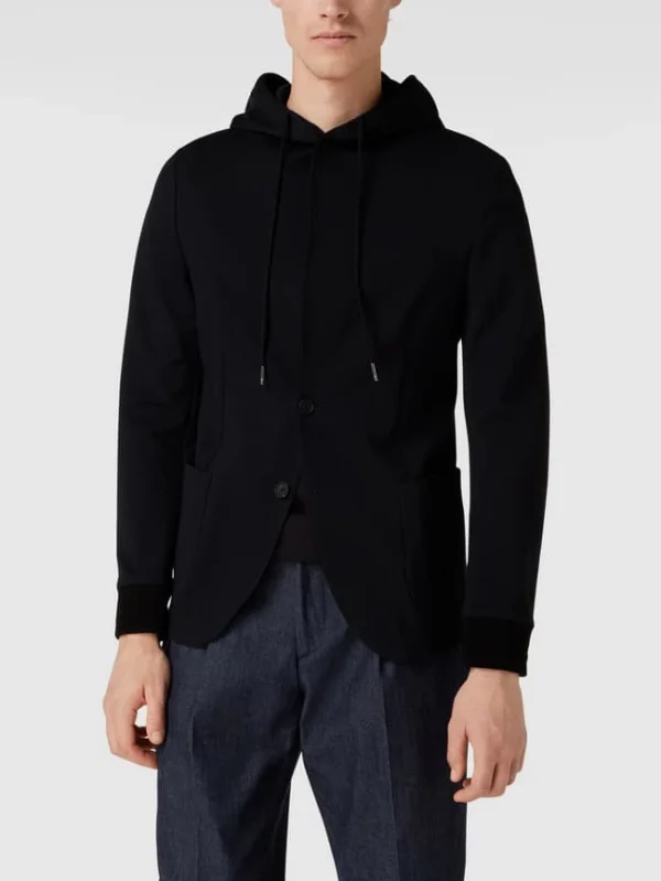 Blitzangebot ⌛ Tommy Hilfiger Sakko Mit Kapuze – Blau ? 5