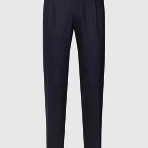 Budget ? Windsor Hose In Unifarbenem Design Modell ‘Floro’ – Marineblau ? 9