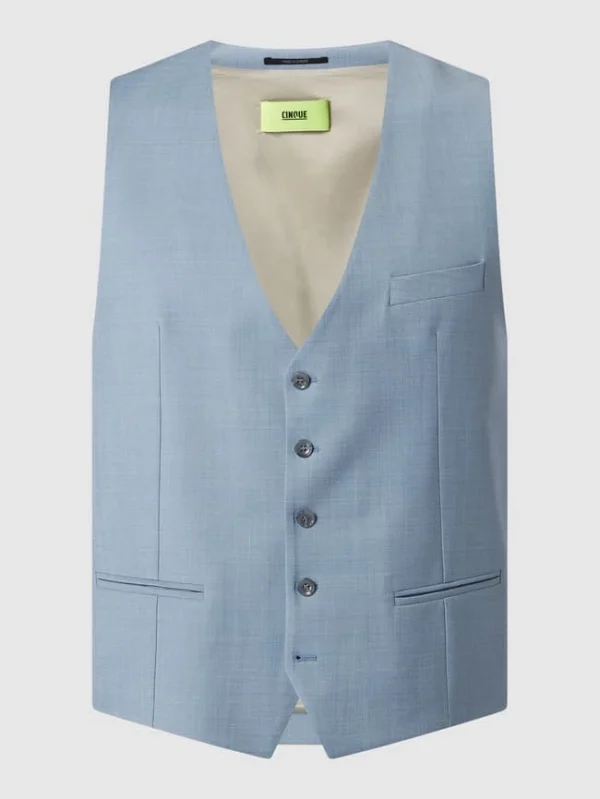 Bestpreis ? Cinque Weste Mit Stretch-Anteil Modell ‘Cimonopoli’ – Hellblau ? 1