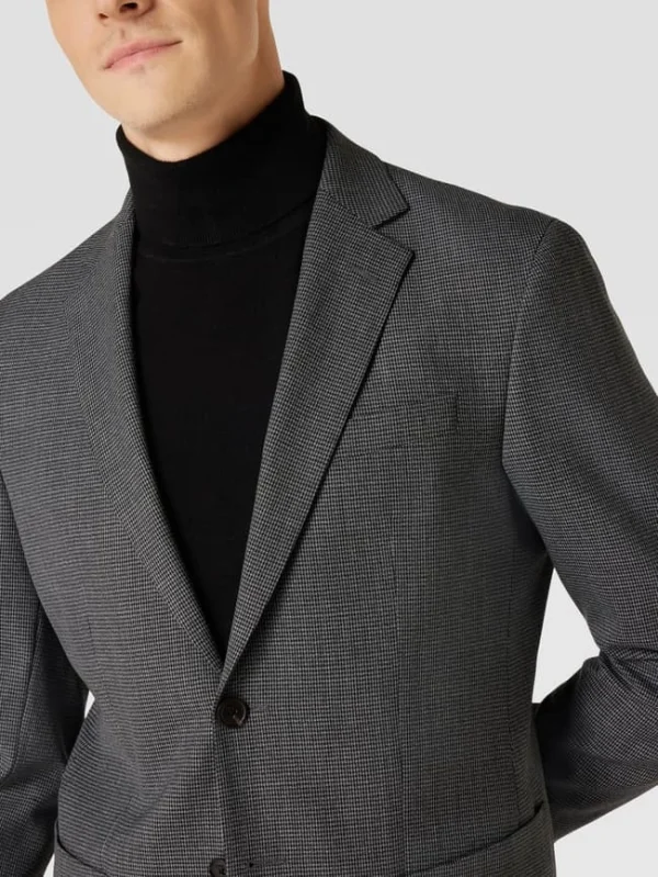 Auslauf ? JOOP! Collection Sakko Mit Allover-Muster Modell ‘Dash’ – Mittelgrau ? 4