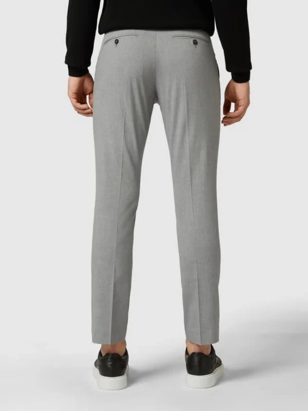 Coupon ? Selected Homme Slim Fit Anzug-Hose Mit Stretch-Anteil – Hellgrau Meliert ✨ 6