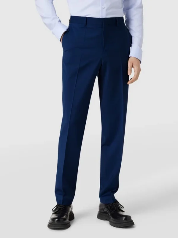 Bestes Angebot ? BOSS Anzughose In Unifarbenem Design – Royalblau ? 5