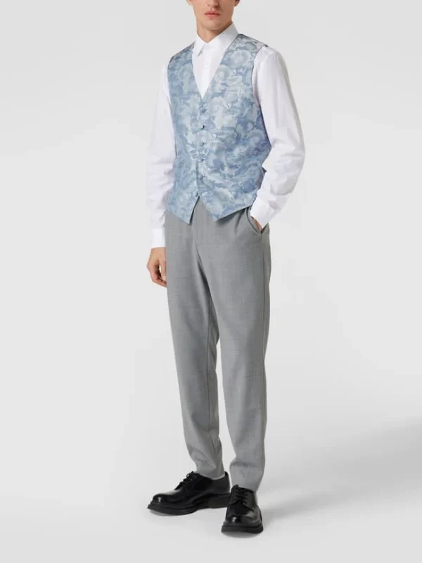 Budget ? JOOP! Collection Weste Mit Allover-Muster – Hellblau ? 1