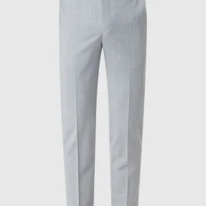 Blitzangebot ? Pierre Cardin Anzughose Mit Schurwoll-Anteil Modell ‘Rick’ – Bleu ? 9