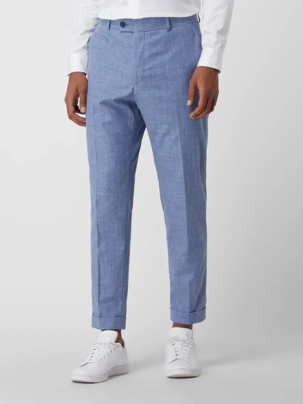 Großhandel ? Strellson Slim Fit Anzughose Mit Leinen-Anteil Modell ‘Luc’ – Hellblau ? 5