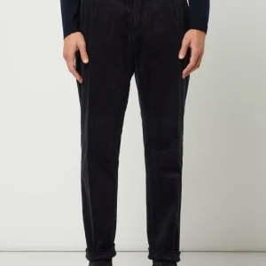 Schlussverkauf ✔️ Antony Morato Carrot Fit Anzughose Aus Cord Modell ‘Ralph’ – Marineblau ? 13