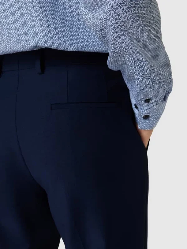 Besorgen ? BOSS Hose Mit Bügelfalten Modell ‘Simmons’ – Marineblau ? 4