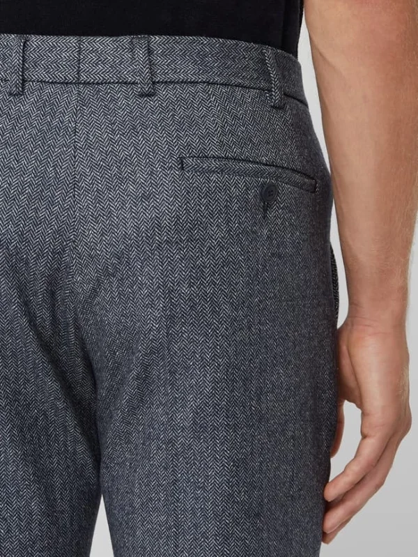Angebote ❤️ DIGEL Modern Fit Anzughose Mit Seide-Anteil – Dunkelblau ? 4