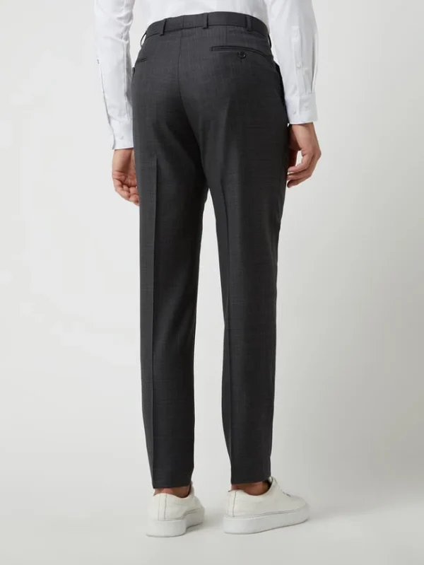 Am billigsten ? DIGEL Modern Fit Anzughose Aus Schurwolle Modell ‘Per’ – Anthrazit ? 6