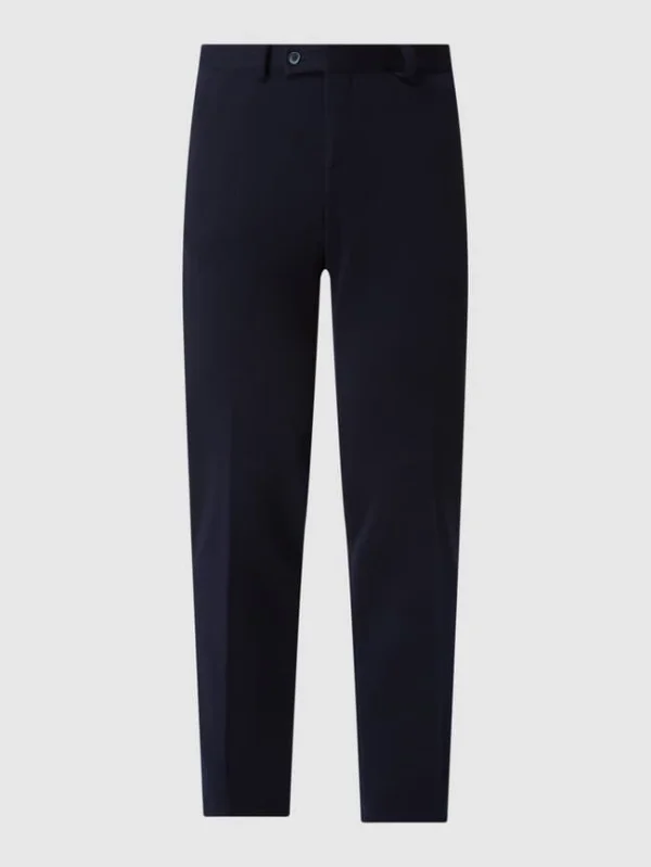 Billig ? DIGEL Extra Slim Fit Anzughose Mit Viskose-Anteil Modell ‘Nanno’ – Dunkelblau ❤️ 3