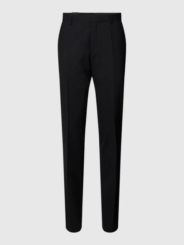Angebote ? BOSS Slim Fit Anzughose Aus Schurwoll-Mix Modell ‘Genius’ – Anthrazit ? 3