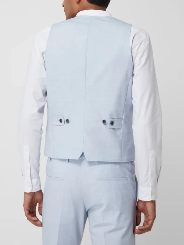 Bester Verkauf ? Pierre Cardin Weste Mit Stretch-Anteil Modell ‘Gab’ – ‘Futureflex’ – Hellblau ⌛ 6