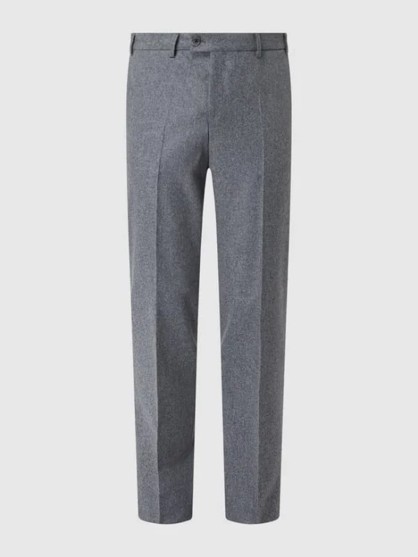 Top 10 ? Hiltl Regular Fit Anzughose Aus Schurwolle Modell ‘Piacenza’ – Hellgrau ✨ 3