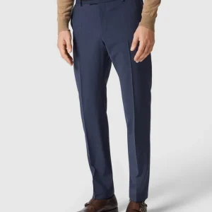Schlussverkauf ? Strellson Slim Fit Anzughose Mit Bügelfalten ‘Flex Cross’ – Marineblau ? 13