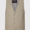 Schlussverkauf ? Strellson Weste Mit Leinen-Anteil Modell ‘Gyl’ – Beige ? 19