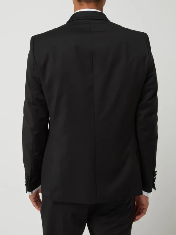 Top 10 ✨ CG – Club Of Gents Slim Fit Smokingjacke Aus Schurwolle Modell ‘Princeton’ – Schwarz ? 6