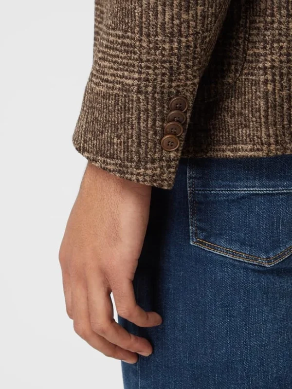 Brandneu ? DIGEL Slim Fit 2-Knopf-Sakko Mit Woll-Anteil Modell ‘Kristo’ – Mittelbraun ⭐ 4