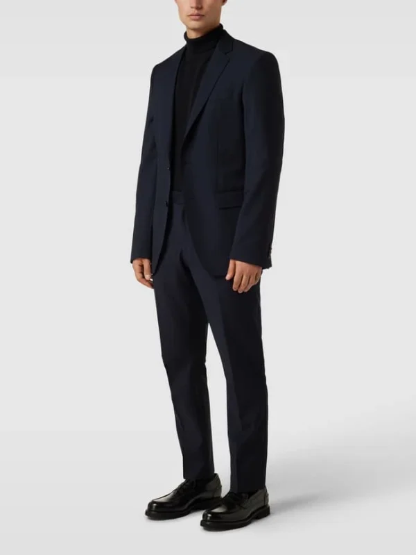 Blitzangebot ? BOSS Slim Fit Sakko Mit Brusttasche Modell ‘Huge’ – Marineblau ? 1