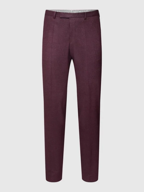 Rabatt ? Baldessarini Hose Mit Bügelfalten Modell ‘Massa’ – Purple ? 1