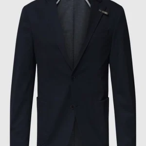 Blitzangebot ? Baldessarini Slim Fit 2-Knopfsakko Mit Anstecknadel Modell ‘Seba’ – Marineblau ? 9