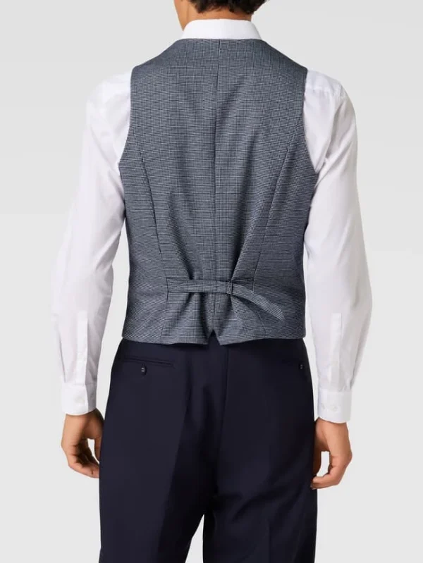 Am billigsten ✔️ MCNEAL Weste Mit Allover-Muster – Blau ? 6