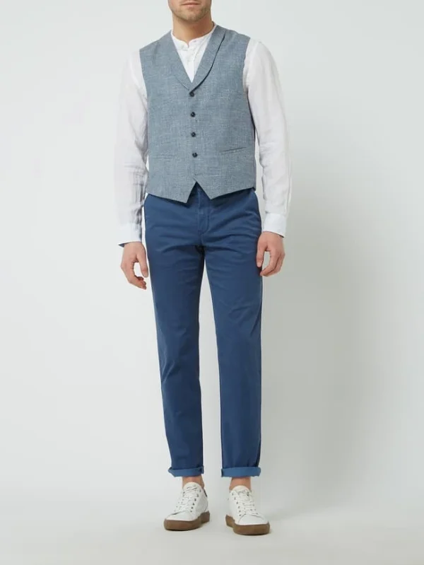 Am billigsten ? CG – Club Of Gents Weste Aus Baumwolle Modell ‘Paddy’ – Marineblau ? 1