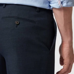Blitzangebot ? Tommy Hilfiger Anzughose Mit Karomuster – Marineblau ? 11