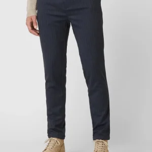 Blitzangebot ? Matinique Slim Fit Anzughose Mit Nadelstreifen Modell ‘Liam’ – Dunkelblau ✨ 13