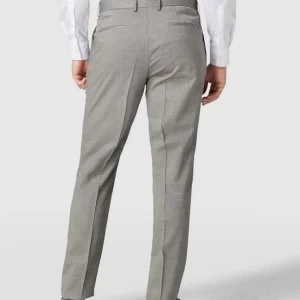 Auslauf ? BOSS Slim Fit Anzughose Mit Stretch-Anteil Modell ‘Genius’ – Hellgrau ? 15