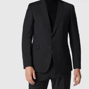 Budget ⭐ Strellson Slim Fit 2-Knopf-Sakko Mit Fallendem Revers ‘Flex Cross’ – Anthrazit ? 13