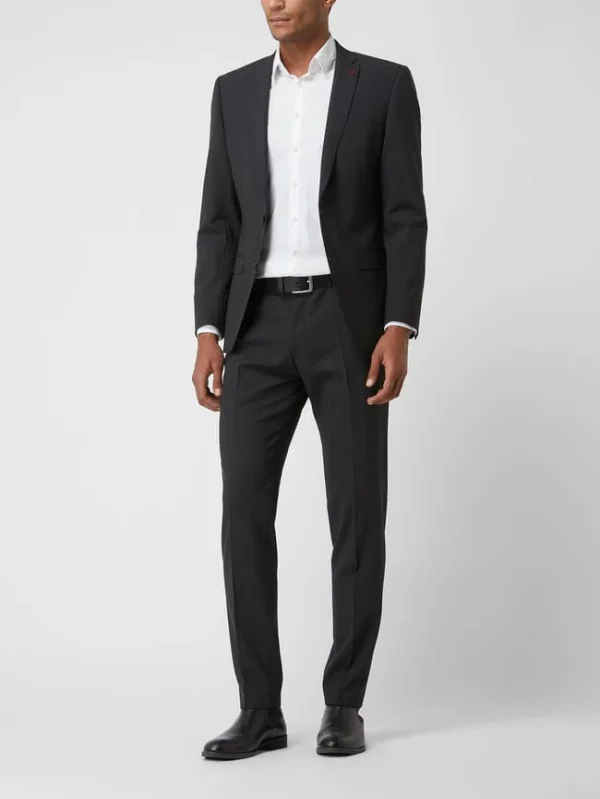Rabatt ? Roy Robson Slim Fit Anzug Mit 2-Knopf-Sakko – Anthrazit ? 1