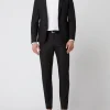 Aktion ? MOS MOSH Slim Fit Anzughose Mit Stretch-Anteil Modell ‘Russel’ – Schwarz ? 17