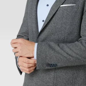Rabatt ? Cinque Slim Fit 2-Knopf-Sakko Mit Strukturmuster Modell ‘CiUno’ – Blau ? 11