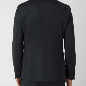 Top 10 ? Strellson Slim Fit 2-Knopf-Sakko Aus Jersey Modell ‘Acon’ – Schwarz ? 18