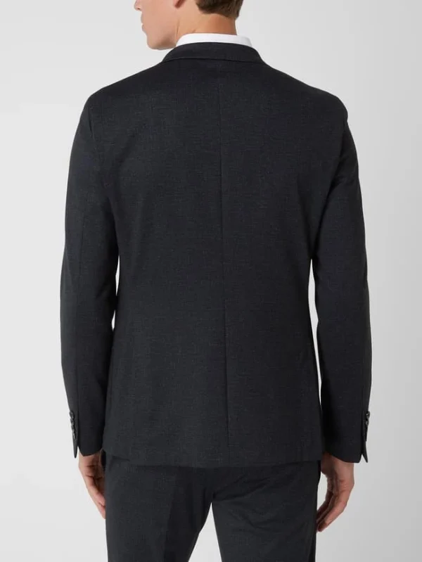 Top 10 ? Strellson Slim Fit 2-Knopf-Sakko Aus Jersey Modell ‘Acon’ – Schwarz ? 7